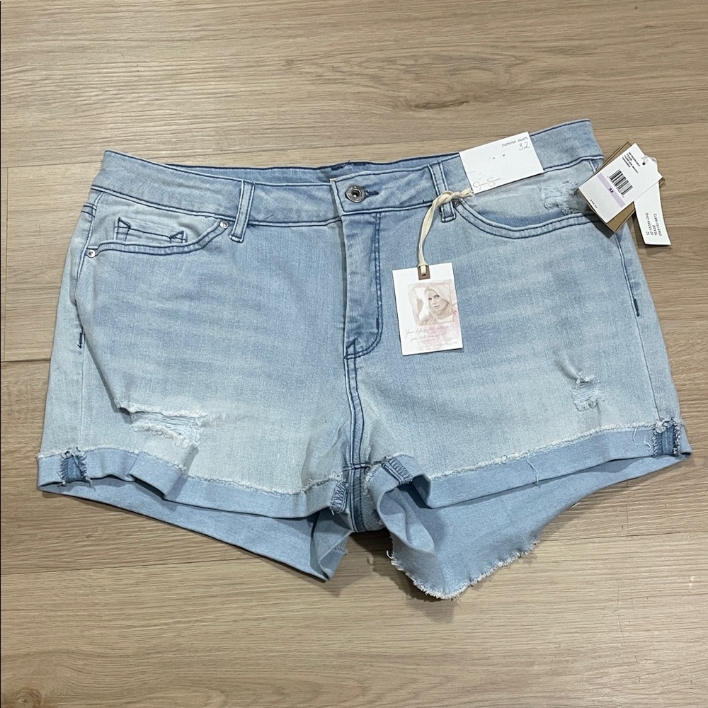Jessica Simpson Light Blue Jean Shorts